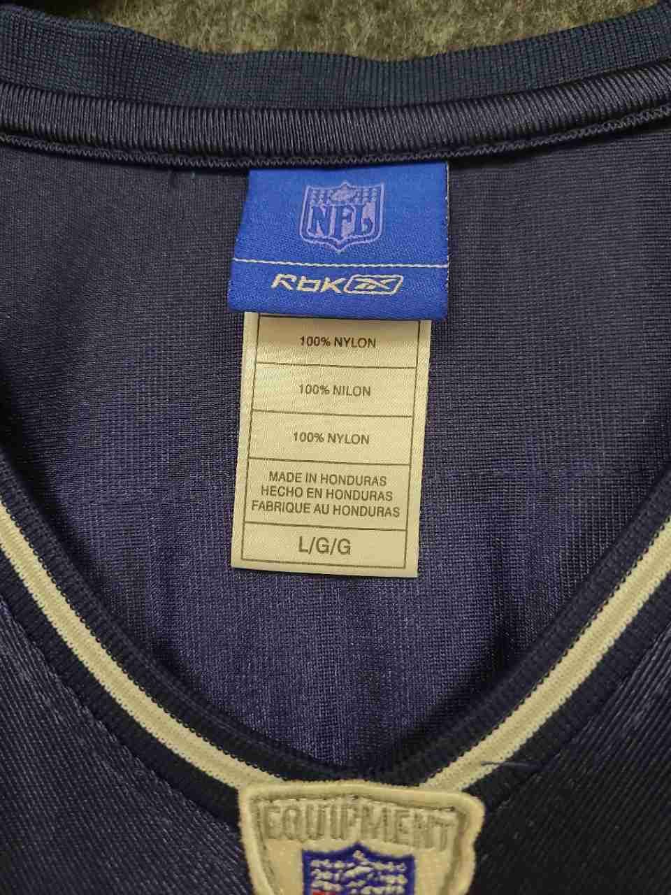 Reebok Men's Dallas Cowboys Terrell Owens 81 NFL Jersey Navy Blue Sz L