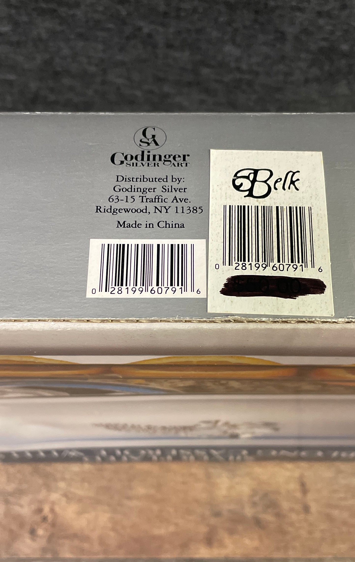 Vintage Godinger Silver Plate 3Qt Grape Oblong Casserole Dish NEW IN BOX