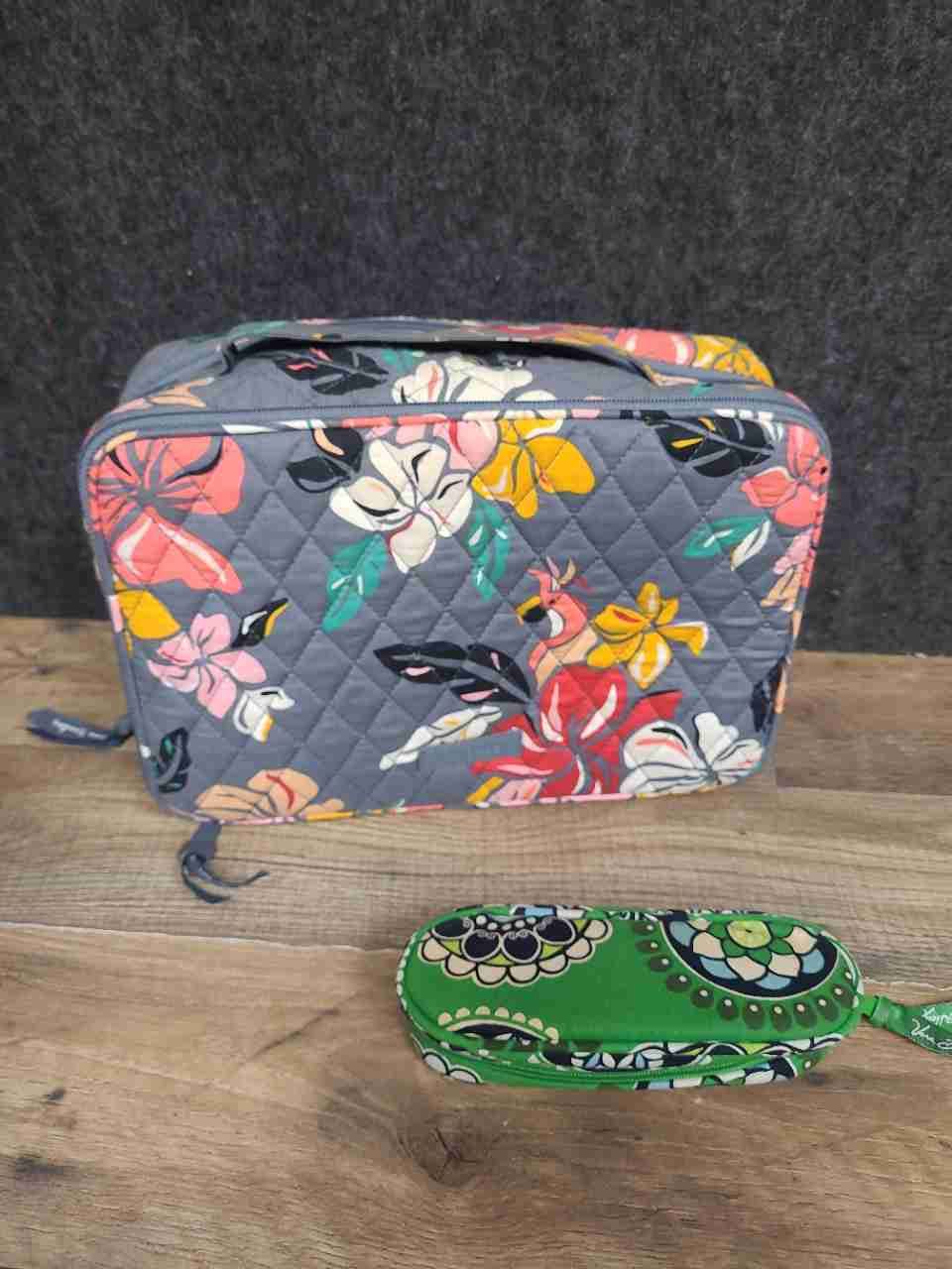 Vera Bradley Handbag Tote Travel Case Eyeglass Case Quilted Lot of 4 Pieces