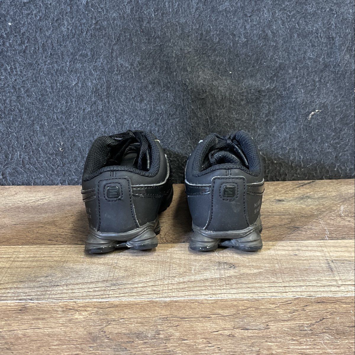 Nike Shox NZ Triple Black Toddler Kids Sneakers Size 6C