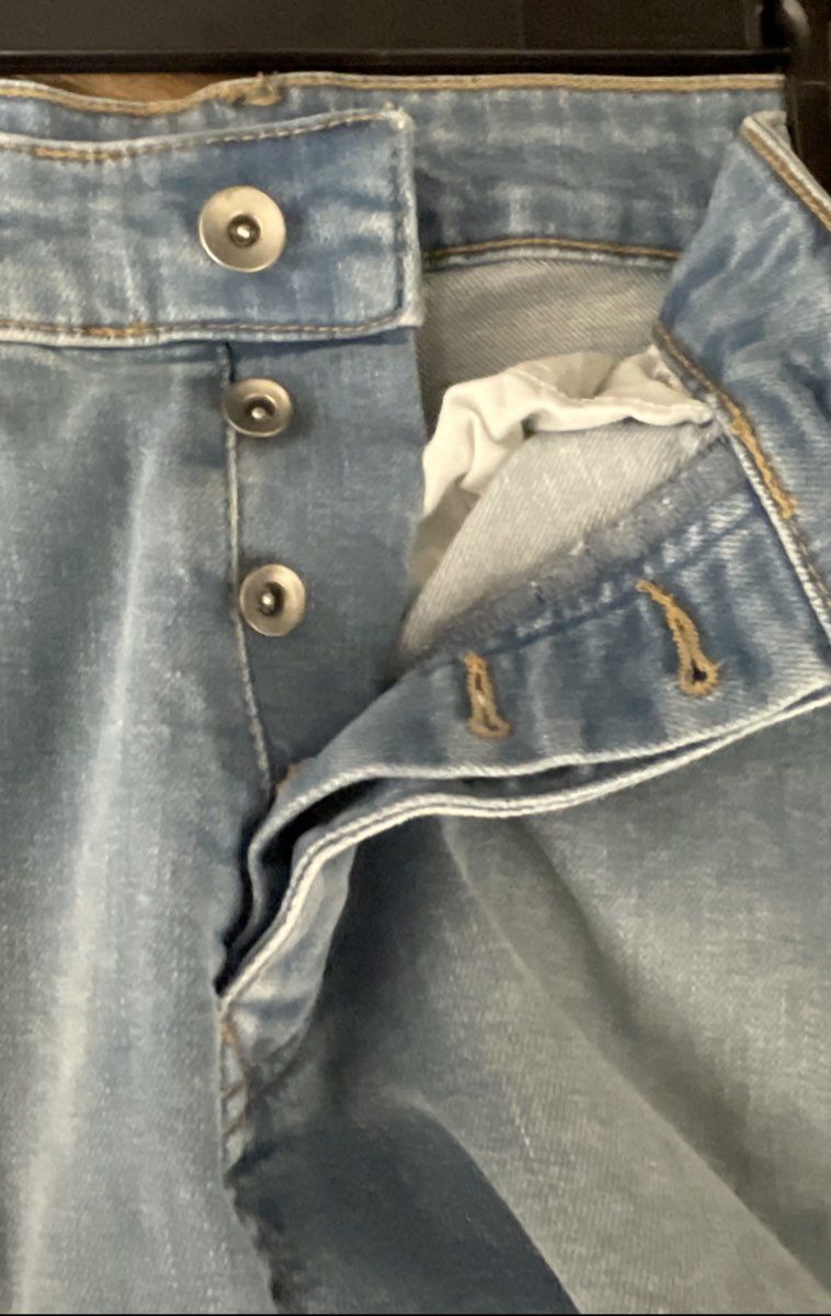 Forever 21 Men Denim Light Wash Blue Skinny Jeans Button Fly NWT Sz 32