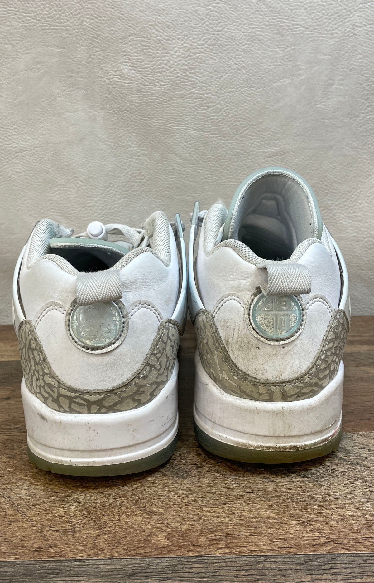 Nike Air Jordan Spizike Low White Neutral Grey Sneakers Men's Size 9