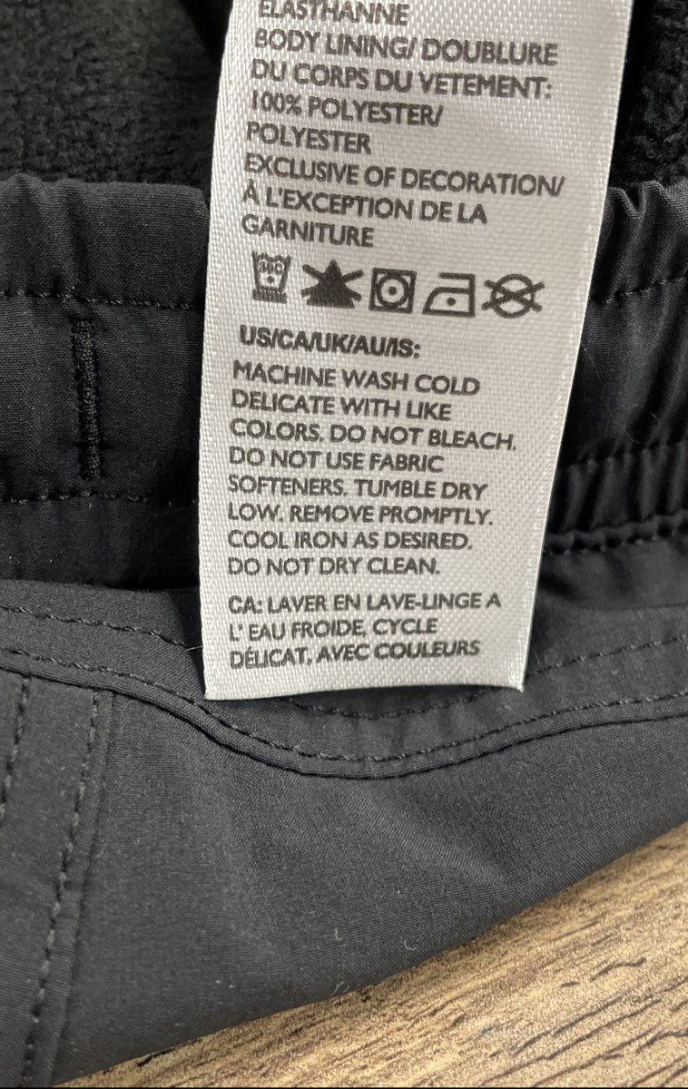 Eddie Bauer Women's Fleece Lined Cargo Jogger Pants Black Size 14