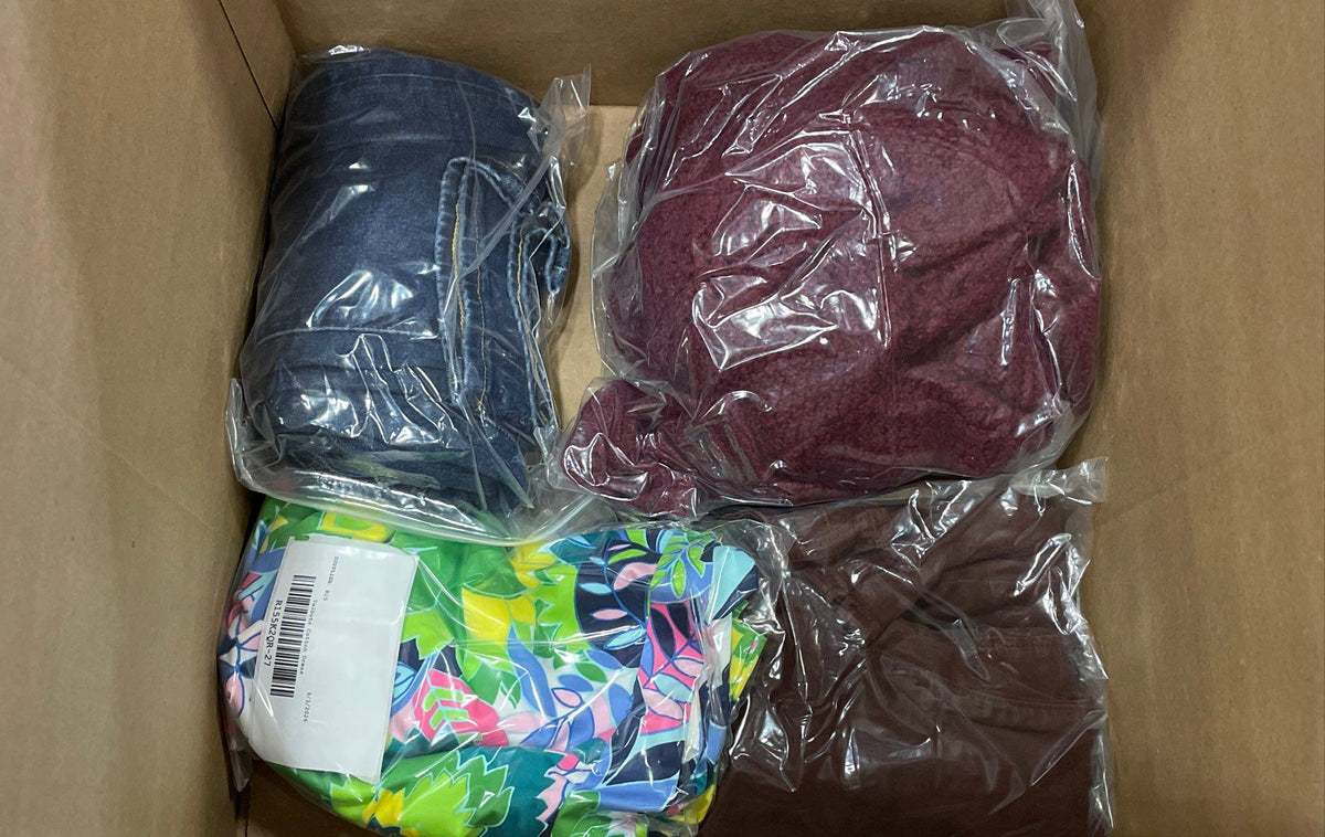 Resellers Bulk Lot Assorted Clothing Calvin Klein Talbots LL Bean Mix 18lb