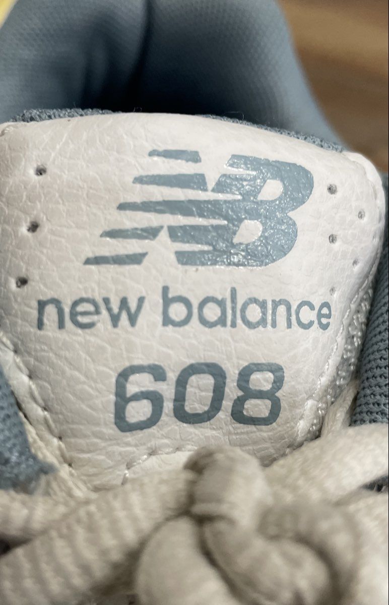 New Balance 608 v5 White Blue Women's Training Shoes Size 9.5 Wide