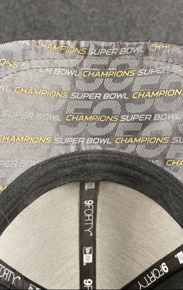 New Era Denver Broncos Super Bowl 50 Champions 9FORTY Adjustable Hat Cap Gray