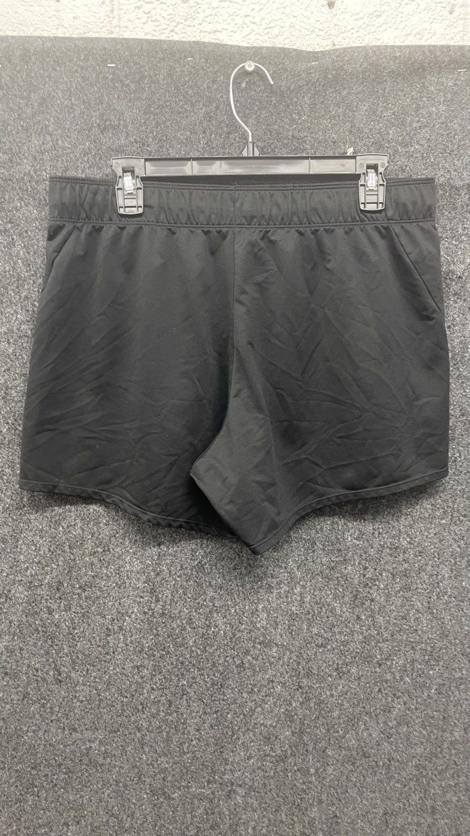Nike Women's Dri-FIT Attack 2.0 Training Gym Shorts Black Drawstring Size L