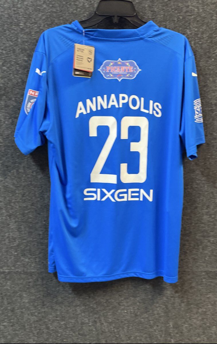 Puma Men's Annapolis Blues FC Blue Soccer Jersey DryCell NWT Sz XL