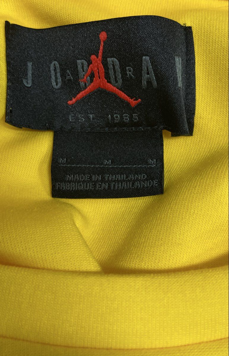 Jordan Men's Michigan Wolverines Yellow Navy Dri-FIT Training Top Sz M