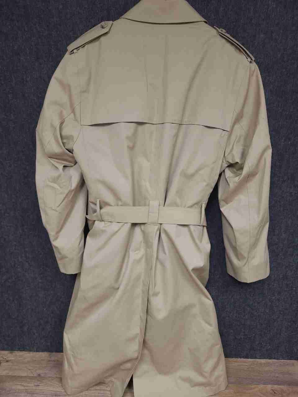Vintage 80s Misty Harbor Men's Tan Double Breasted Trench Coat Liner Sz 42 Reg