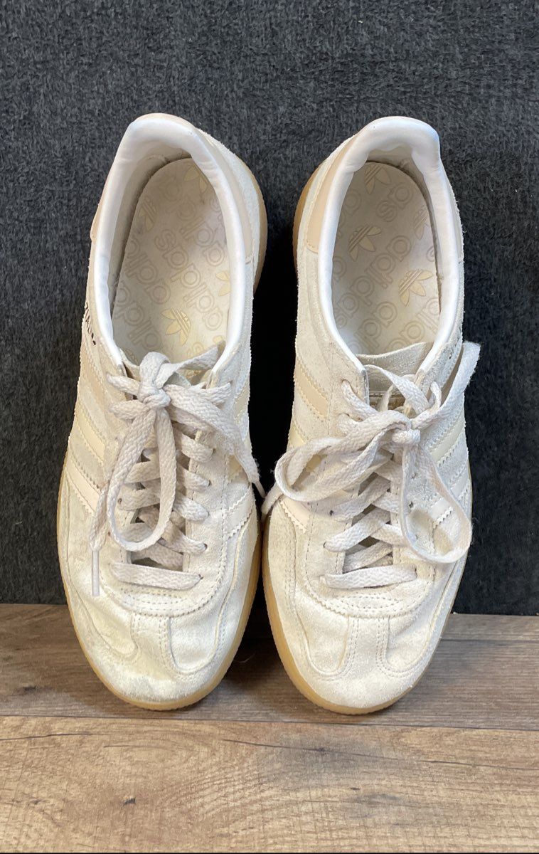 Adidas Originals Handball Spezial Wonder White Gum Sneakers JH6365 Size 6