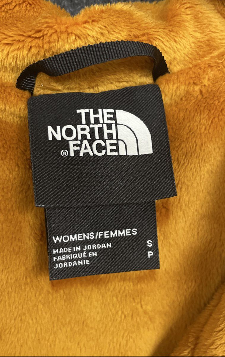 The North Face Women's Yellow Shelbe Raschel Hooded Vest Windwall Size S