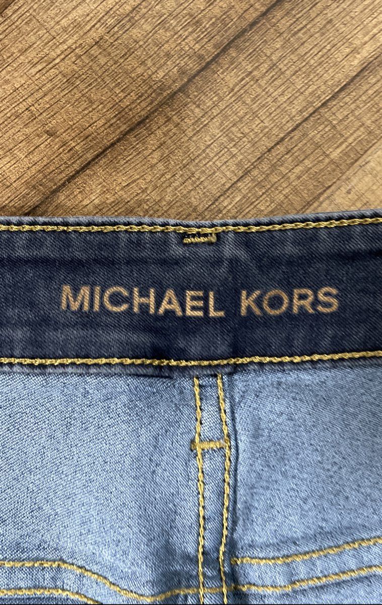 Michael Kors Women's Izzy Skinny Blue Stretch Denim Jeans Sz 22W