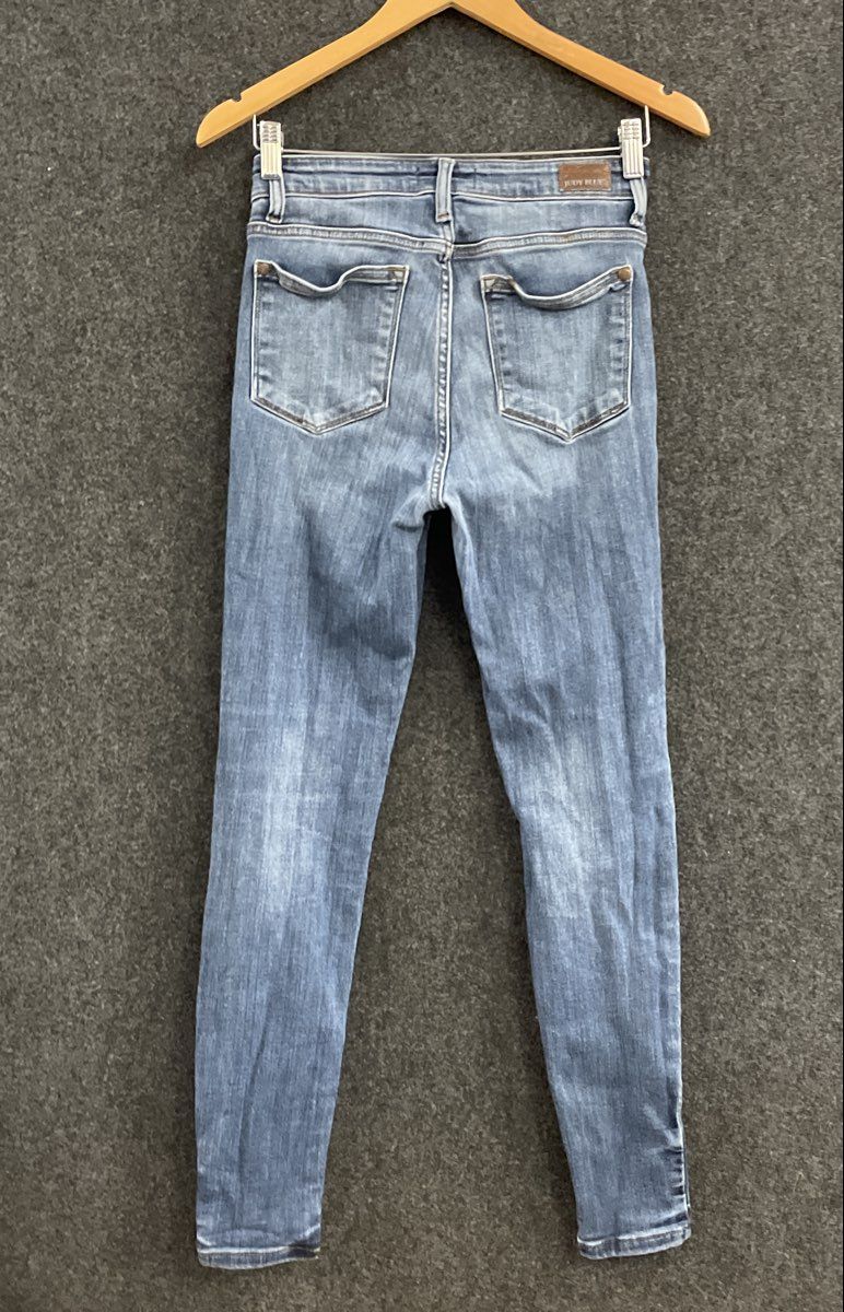 Judy Blue Women's Skinny Jeans Medium Wash High Rise Stretch Denim Sz 5 / 27
