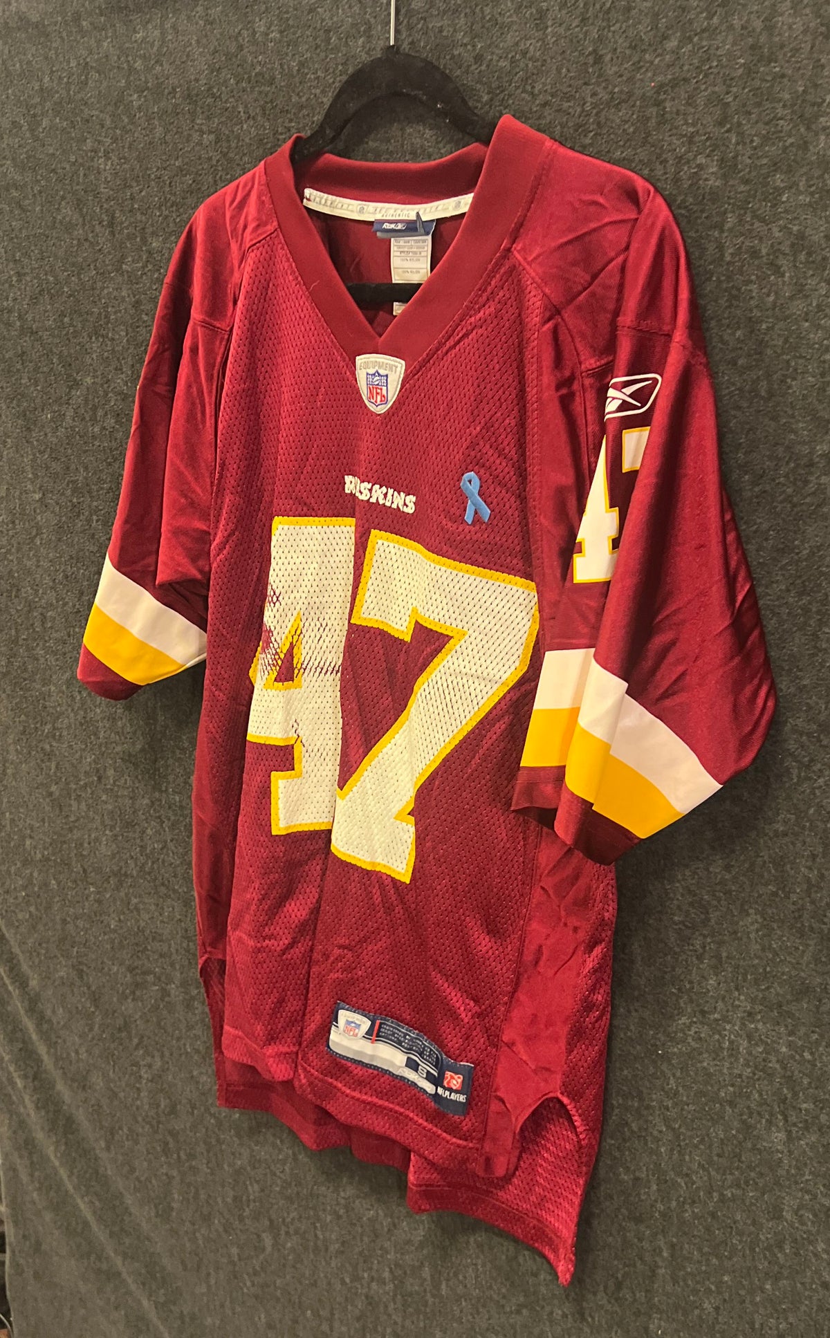 Reebok Men's Washington Redskins Chris Cooley #47 NFL Football Jersey Sz S