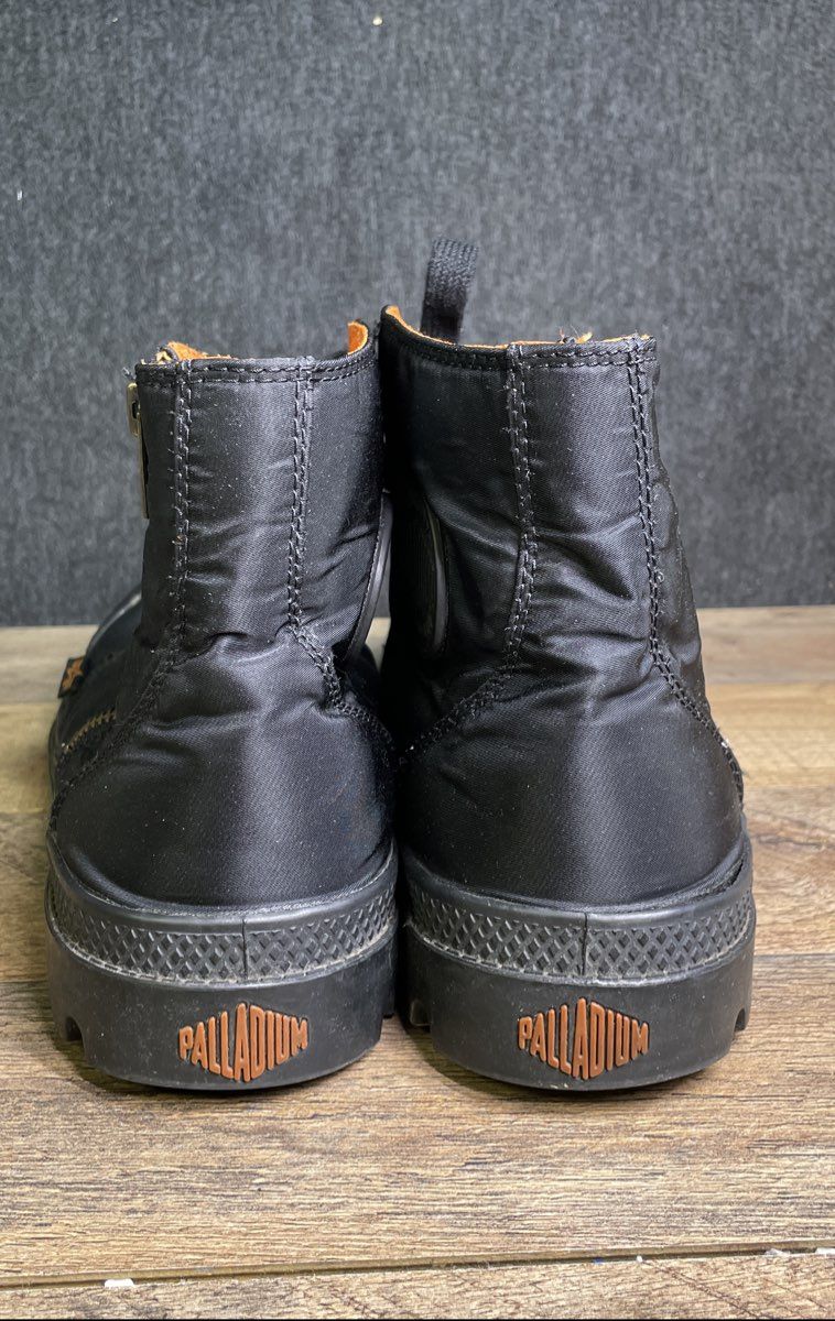 Palladium Pampa Hi Zip MA-1 Black Boots Men's Size 10.5