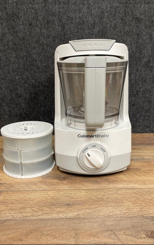 Cuisinart Baby BFM-2STPC Food Maker & Bottle Warmer Steamer Chopper w/ Storage