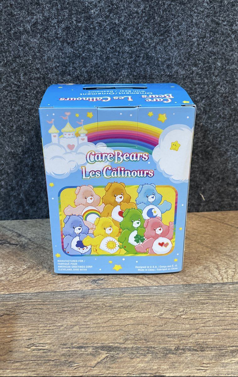 Care Bears Toy Lot Plush Figures Ornament 5 Pieces Funshine Grumpy Cheer Wish