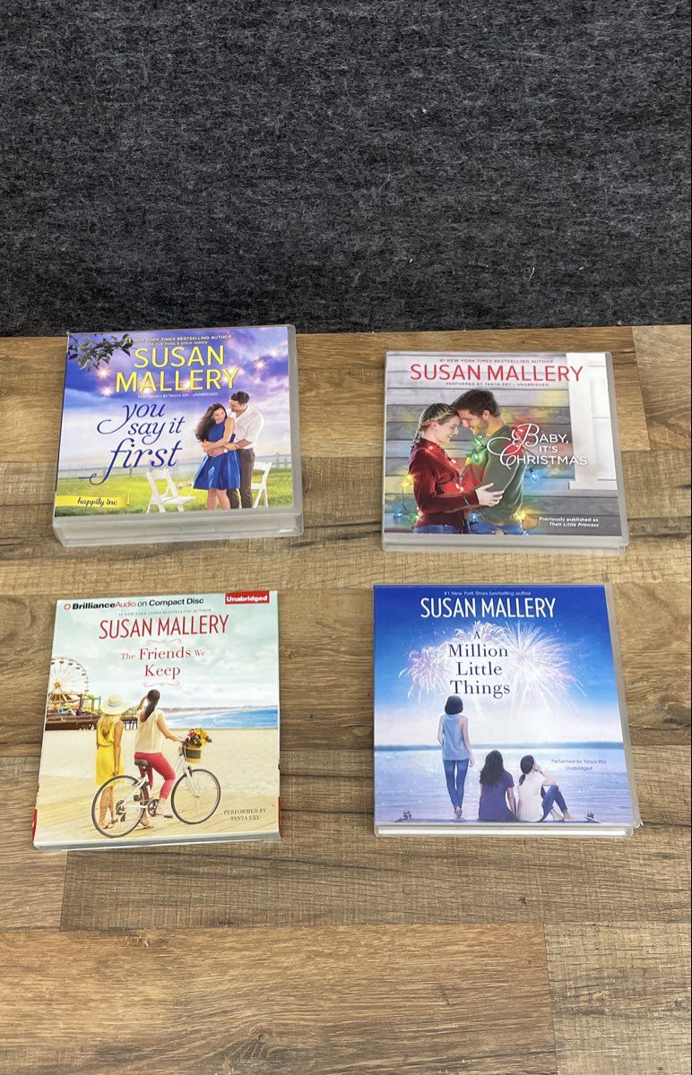 Susan Mallery Audiobook Lot 4 Titles CD Romance Unabridged Collection
