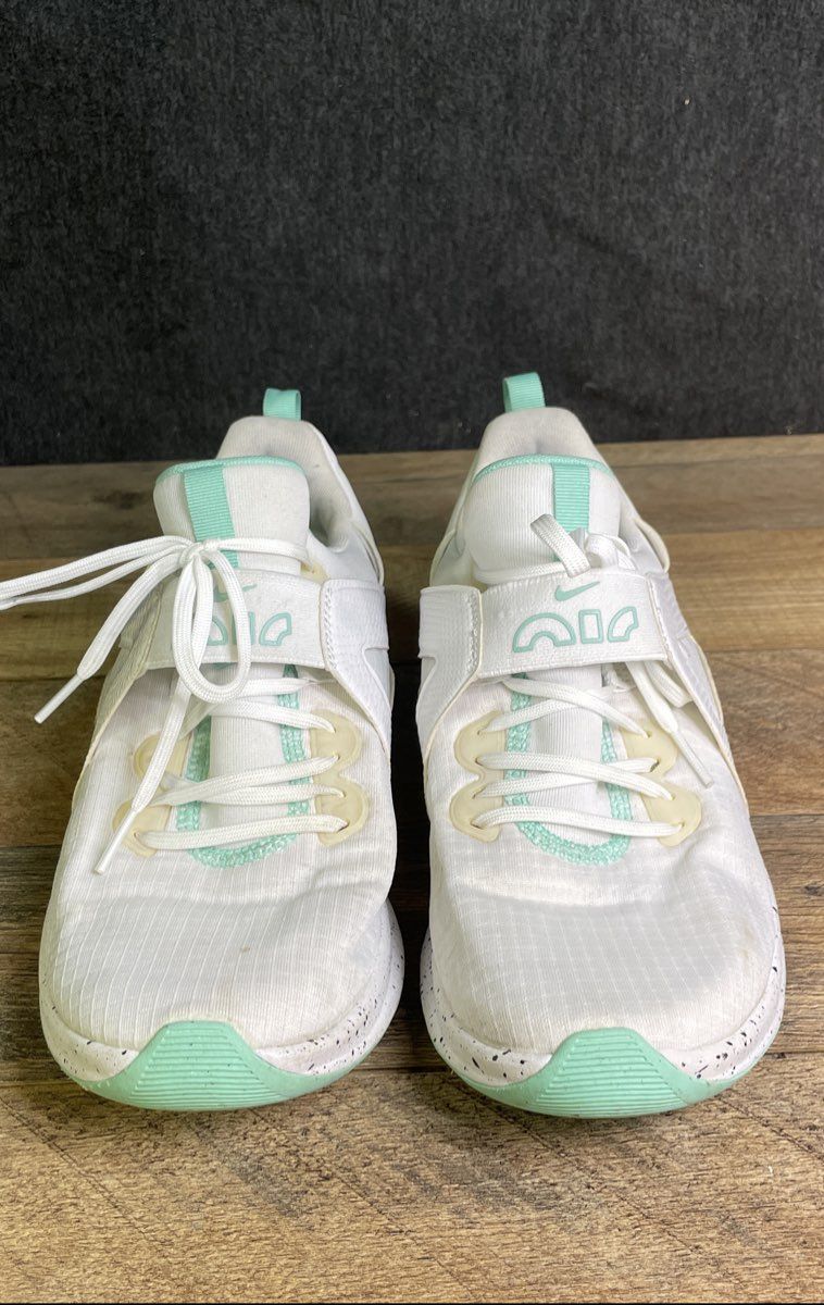 Nike Air Max Bella TR 5 White Mint Green Women's Training Shoes Size 9