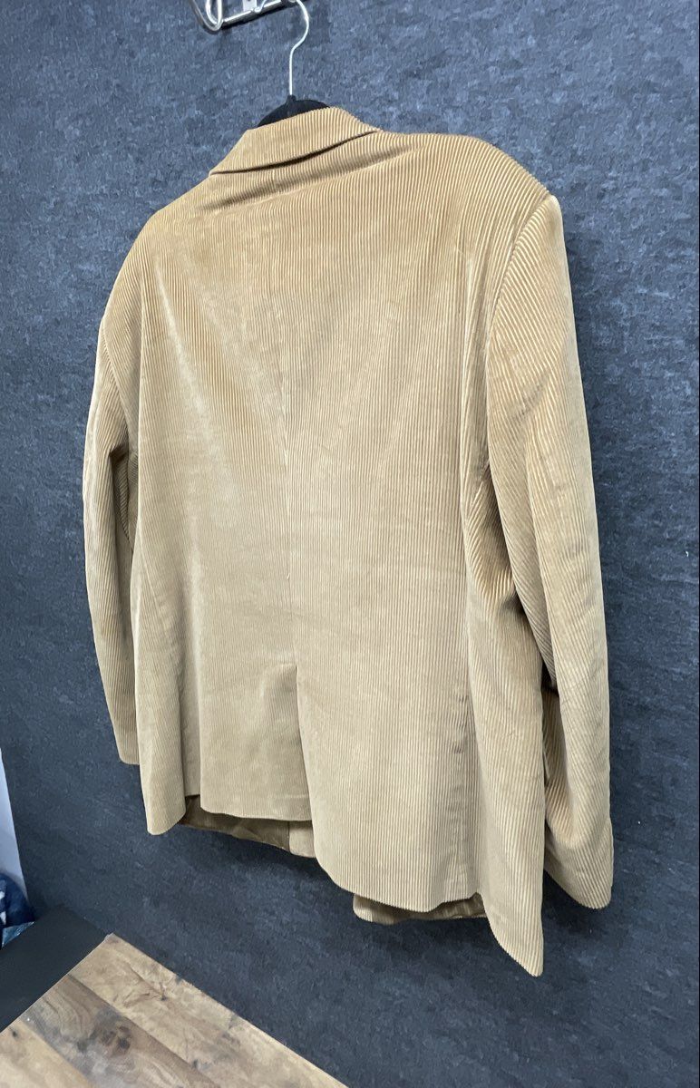 Hunt Valley Men's Tan Corduroy Two-Button Blazer Sport Coat XL