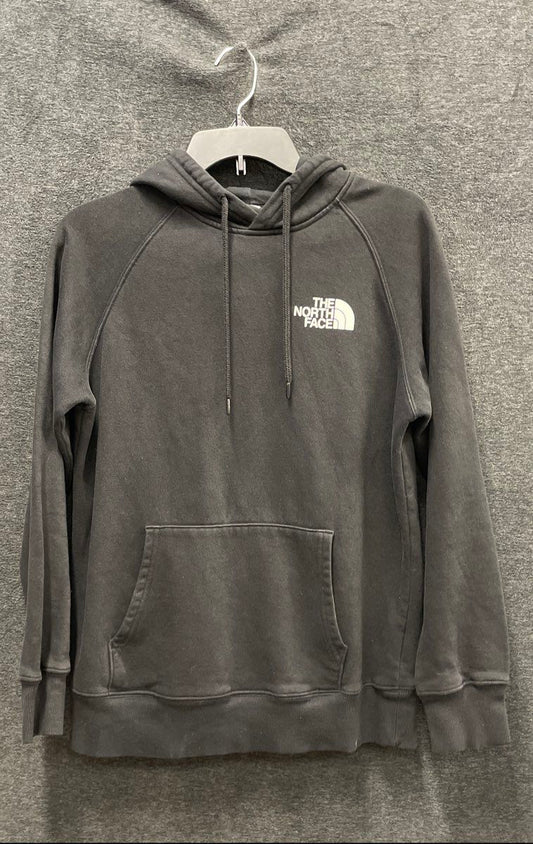 The North Face Women's Black Hoodie Colorblock Back Box Logo Graphic Sz M