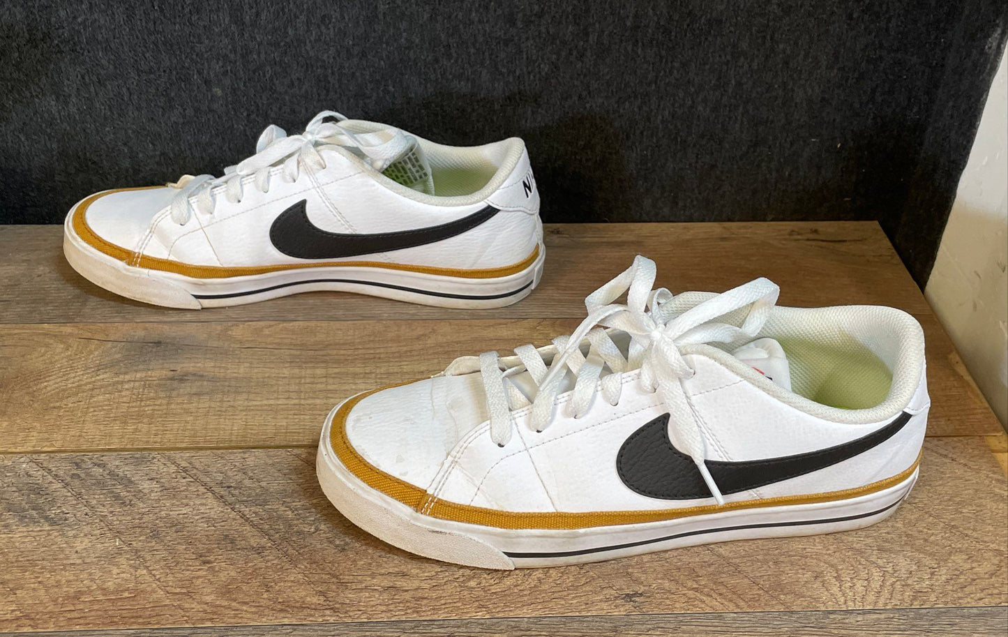 Nike Court Legacy Next Nature White Black Brown Women's Sneakers Size 10
