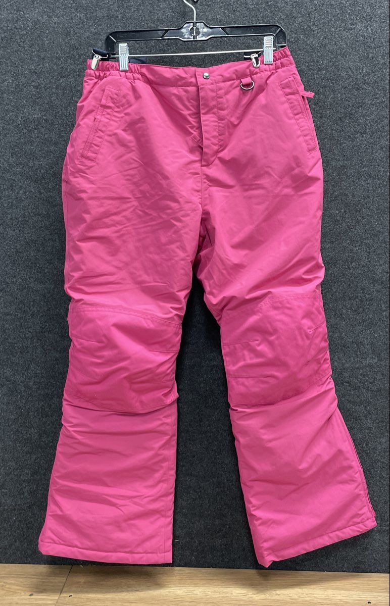 Lands' End Kids Hot Pink Squall Grow-A-Longs Insulated Ski Snow Pants