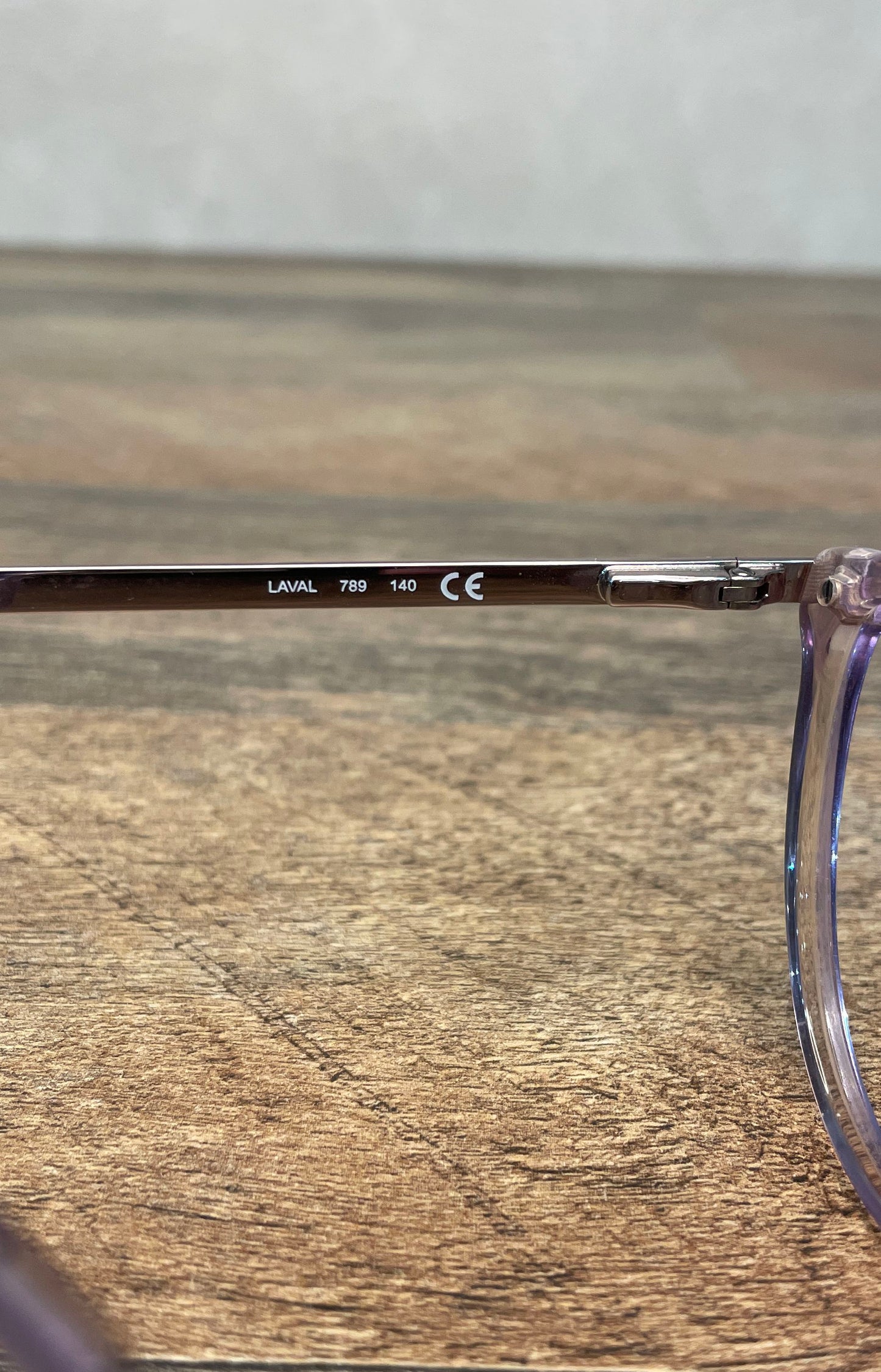 Kate Spade New York Laval 789 Purple Clear Eyeglasses Frames with Pink Case