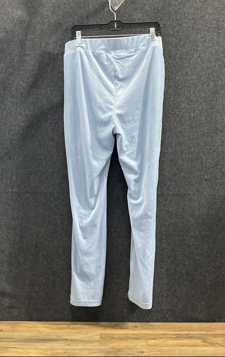Juicy Couture Women's Velour Sweatpants Blue Sequin Side Stripe Sz XL NWT