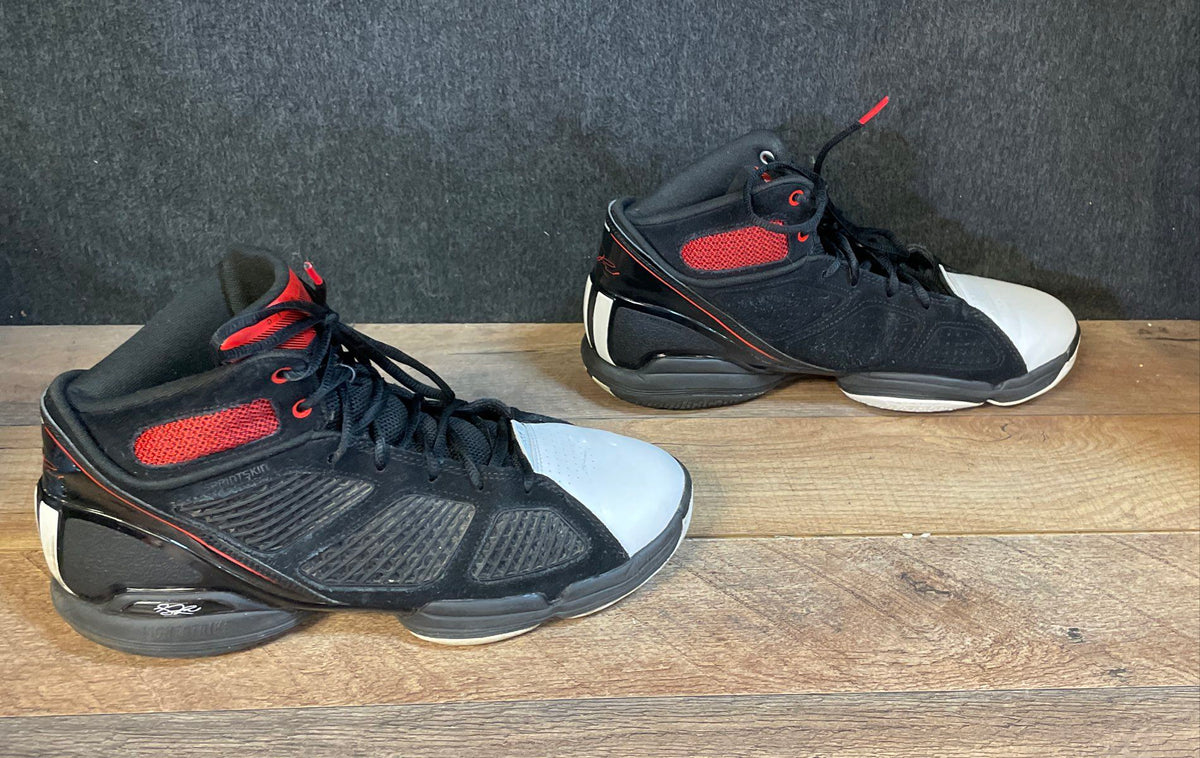 Adidas adizero Rose 1.5 Black White Red Basketball Shoes Size 10.5