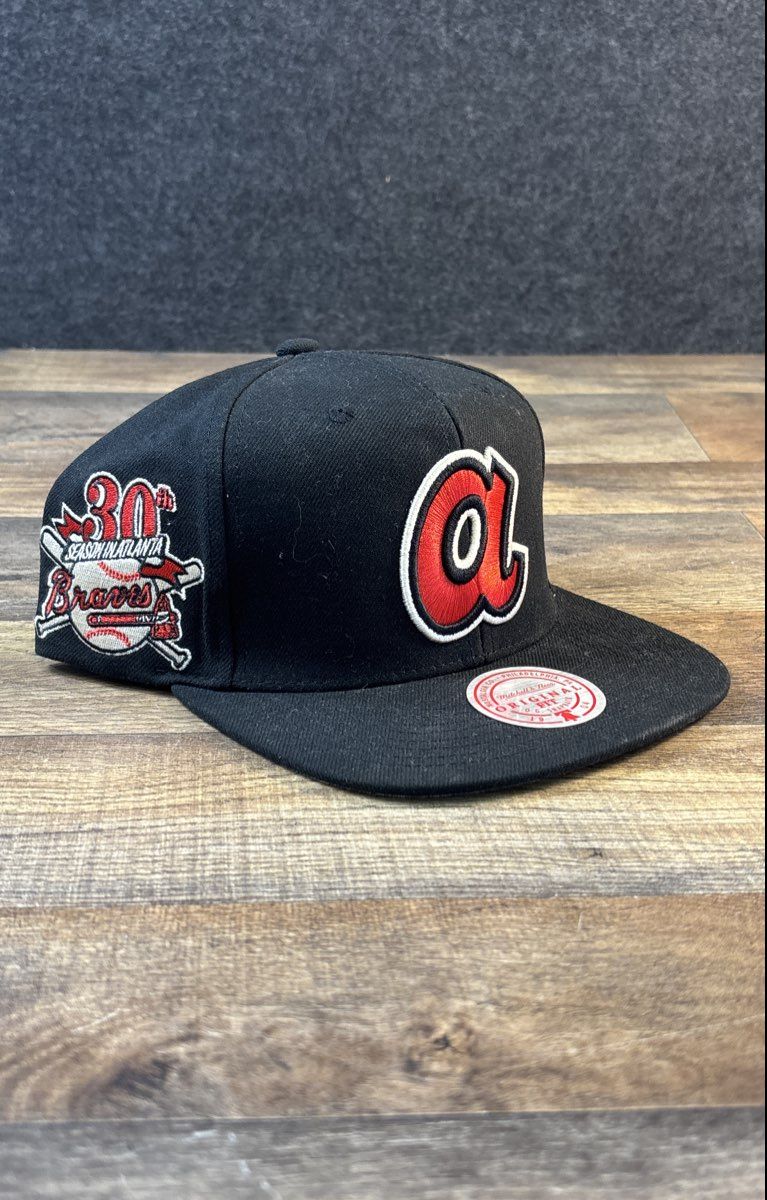 Mitchell & Ness Atlanta Braves 30th Season Snapback Hat OSFA