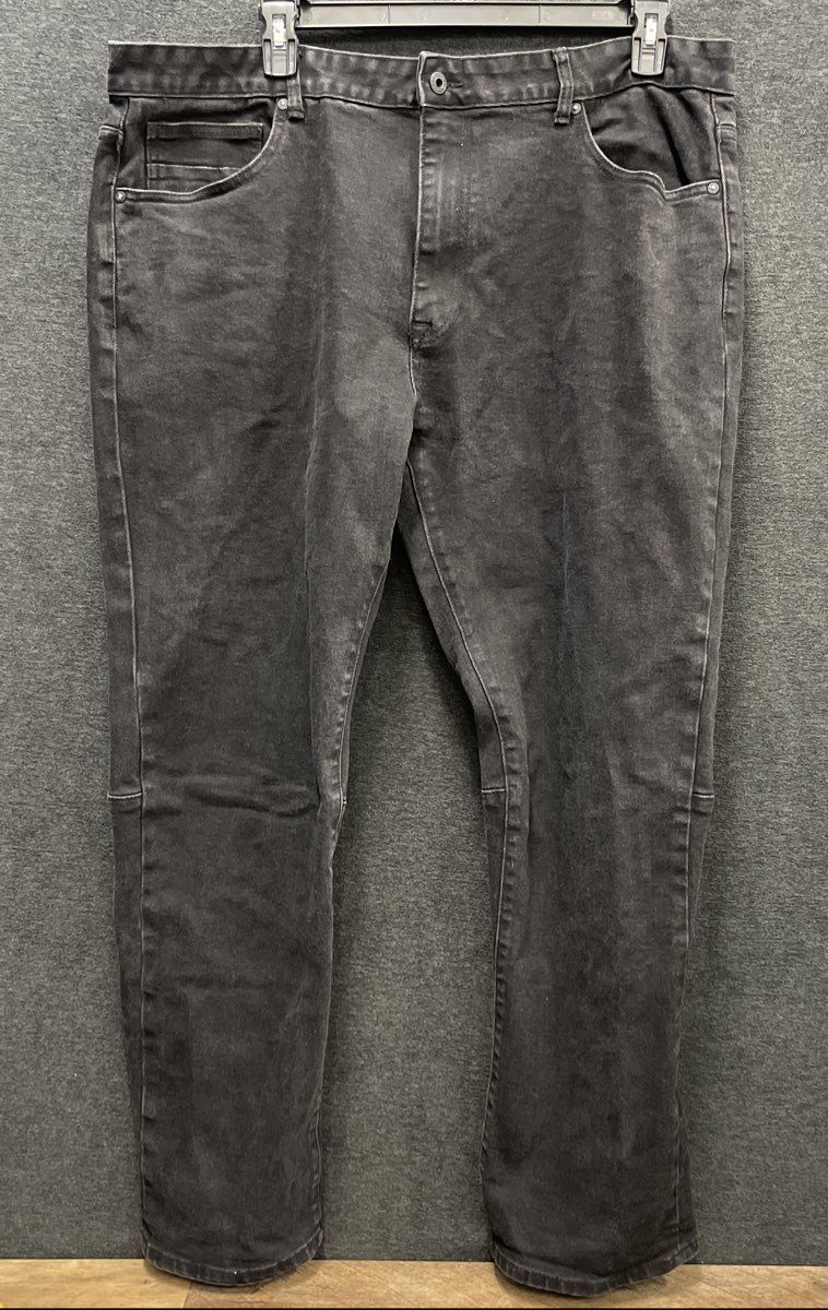 Smoke Rise Men's Black Straight Fit Washed Denim Jeans 44x32 NWT