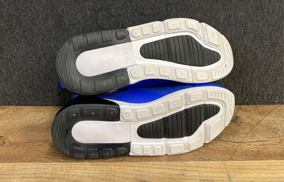 Nike Air Max 270 Game Royal Black Youth Sneakers Size 3Y