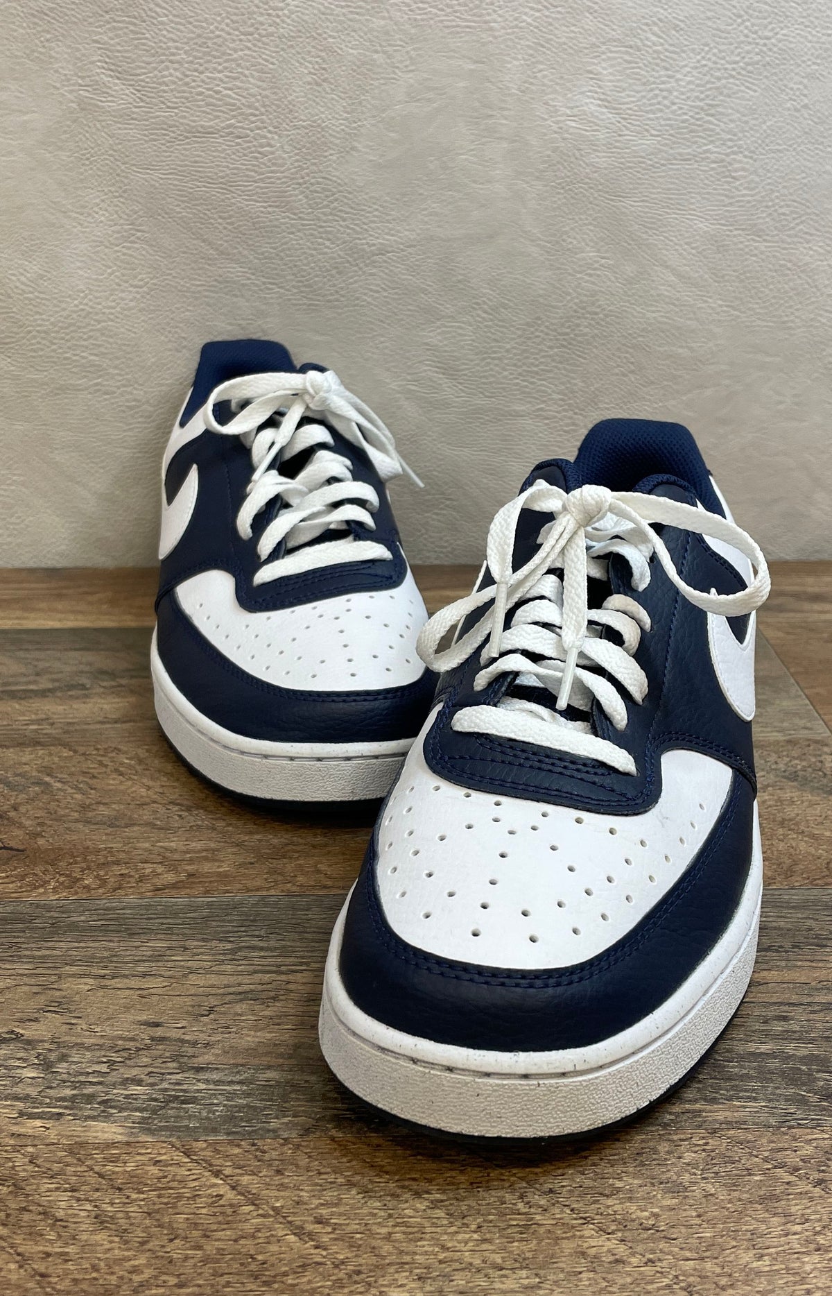Nike Court Vision Low Midnight Navy White Men's Sneakers Size 10