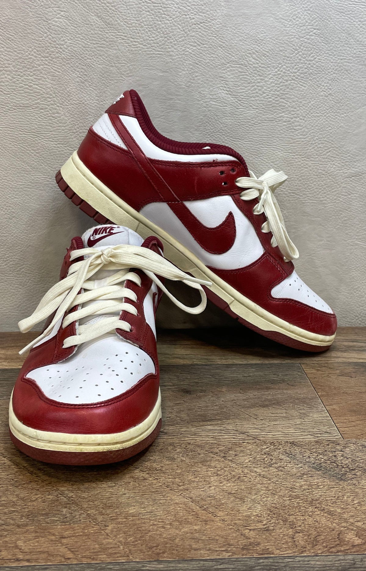 Nike Dunk Low Team Red Sail Women's Sneakers FJ4555-100 Size 9