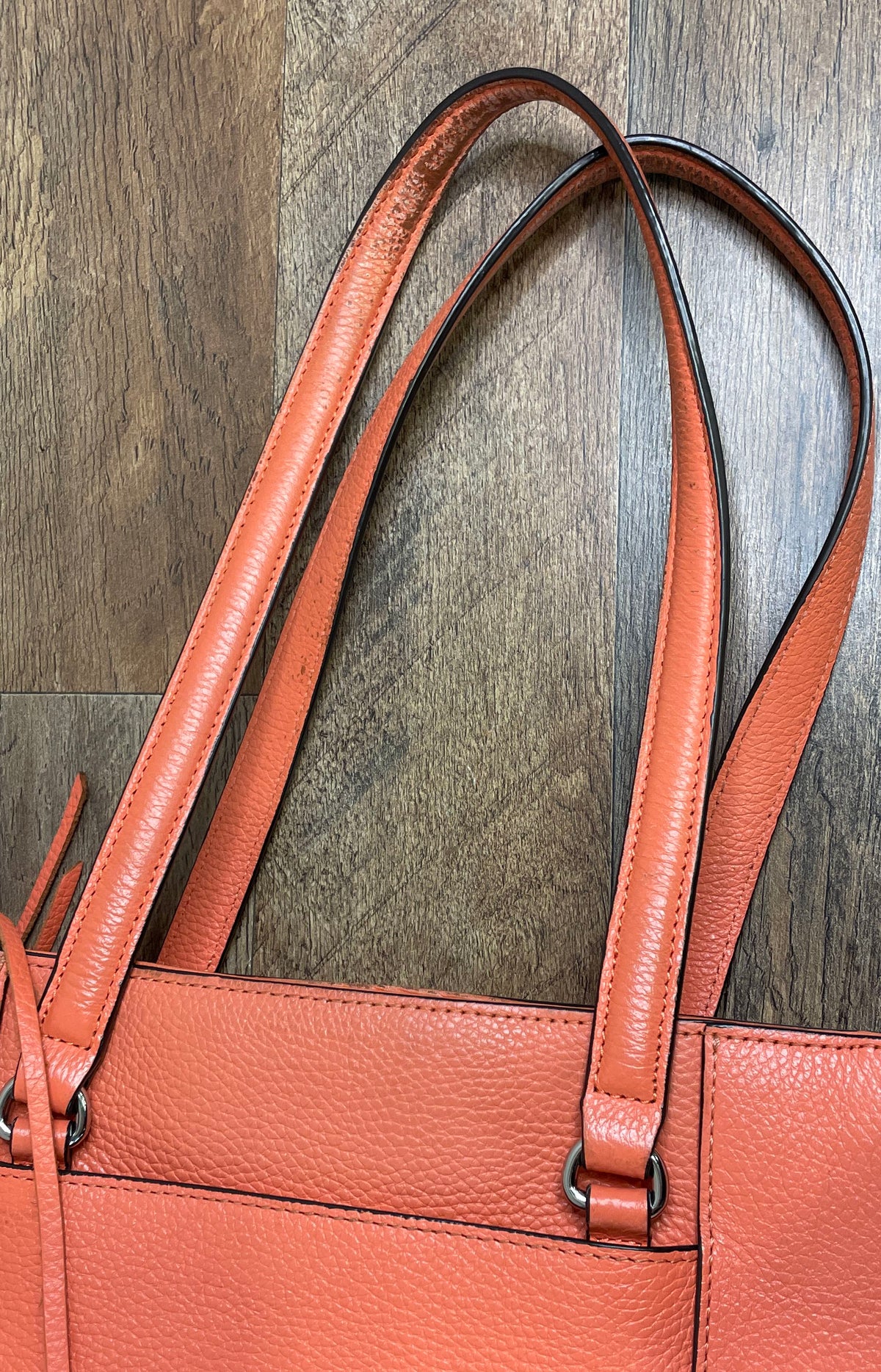 Rebecca Minkoff Pink Leather Always On Side Zip Regan Tote Shoulder Bag