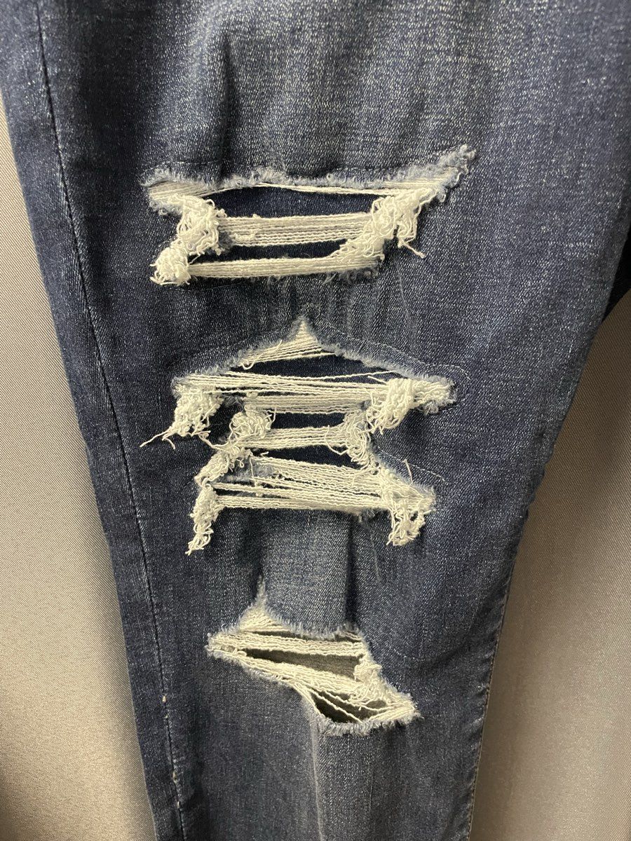 American Eagle Women's Dark Wash High Rise Distressed Jegging Jeans NWT Sz 18