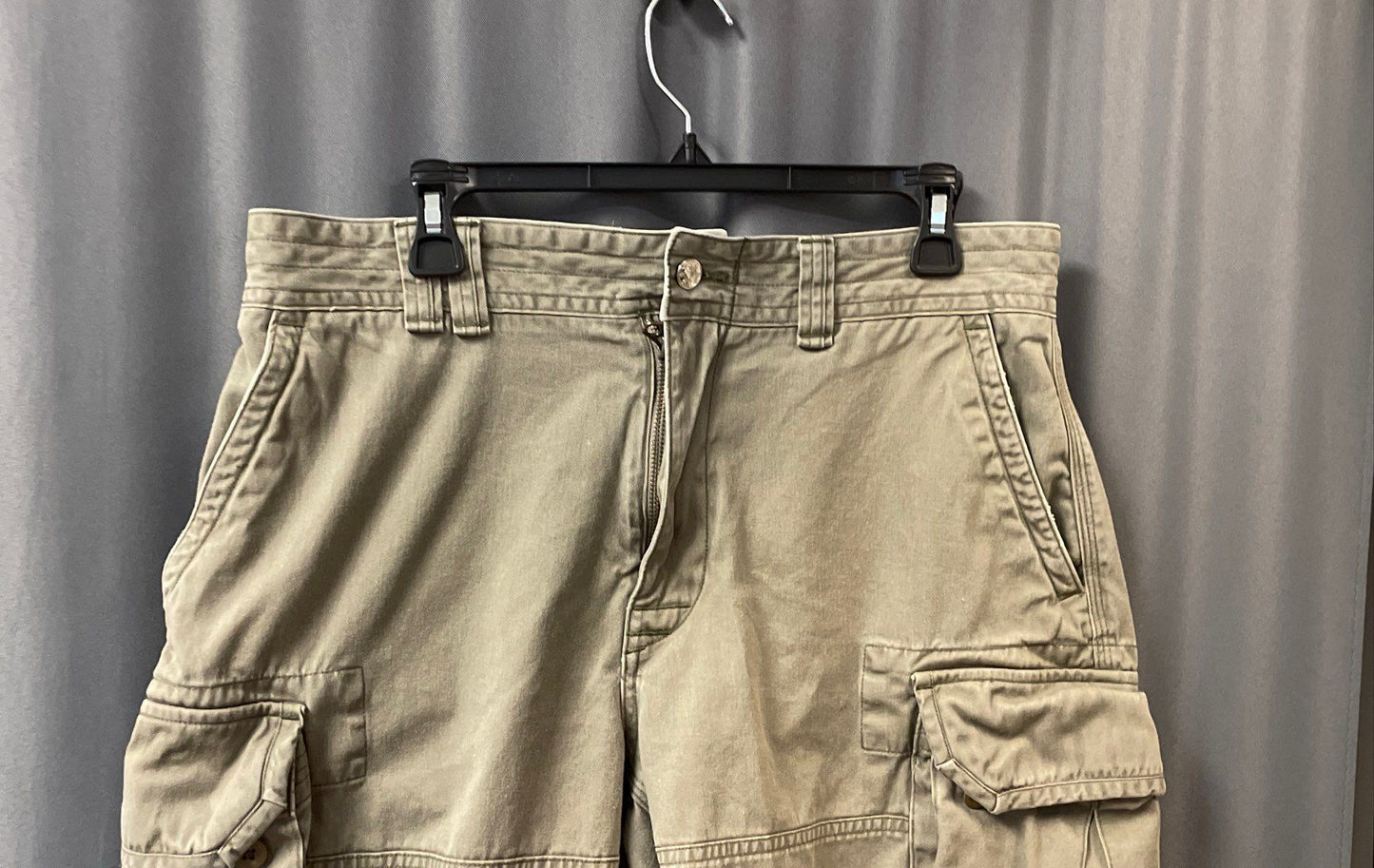 Ralph Lauren Men's Olive Green Classic Polo Chino Cargo Shorts Sz 33
