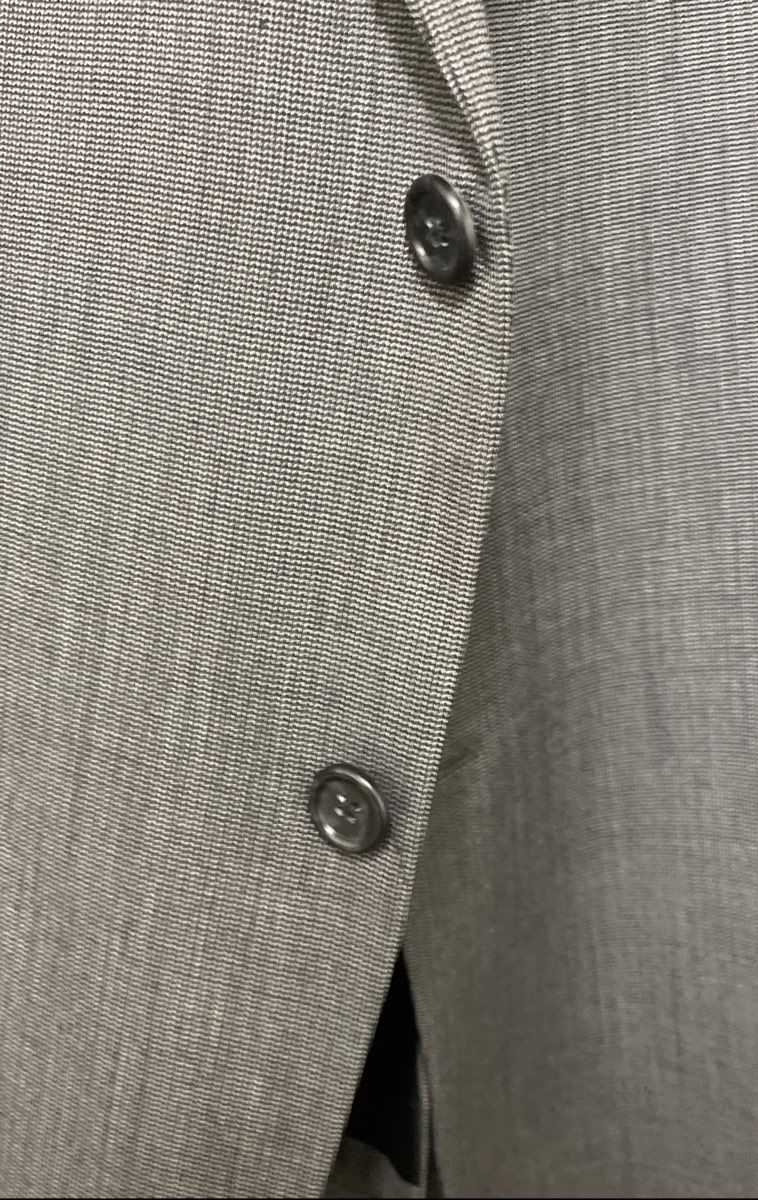 Jones New York Men's Gray 100% Wool 2-Button Micro Pattern Blazer Sz 56R