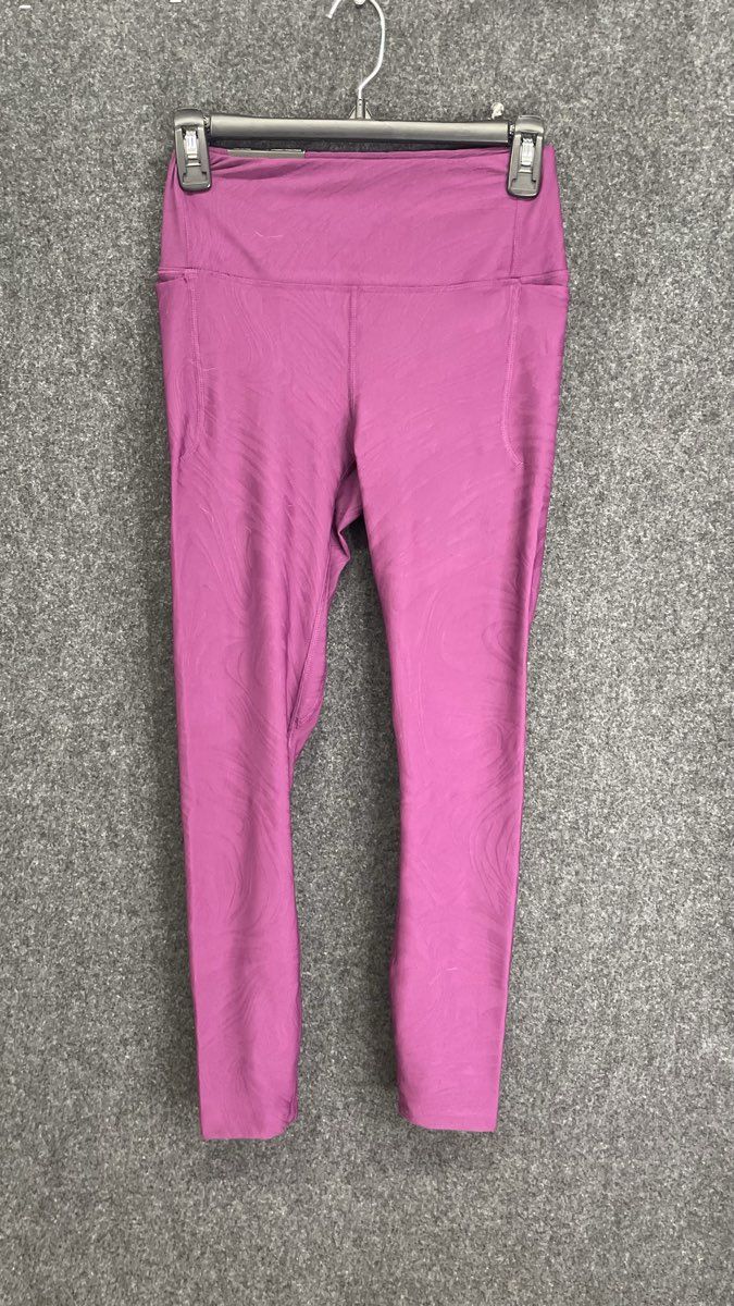 Under Armour Women's Purple Meridian Jacquard Ankle Leggings High Rise NWT Sz S