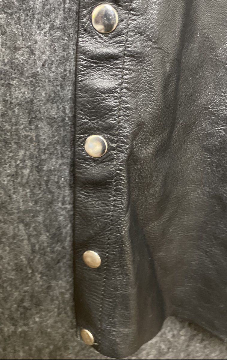 Leather King Black Leather Biker Motorcycle Riding Chaps Unisex Sz XXL