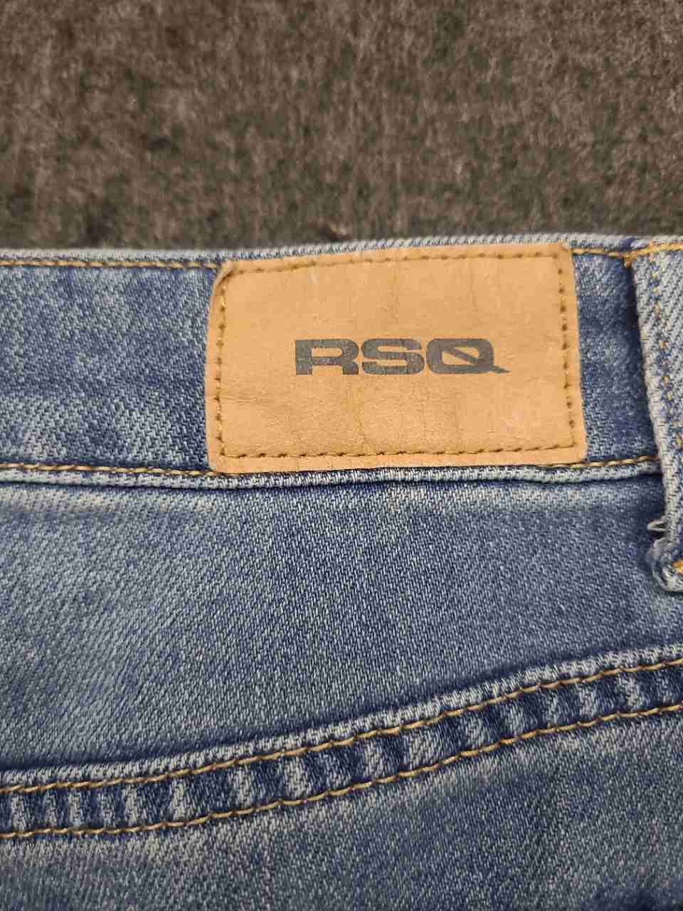 RSQ Women's Light Wash Blue Mid Rise Wide Leg Denim Jeans Size 26