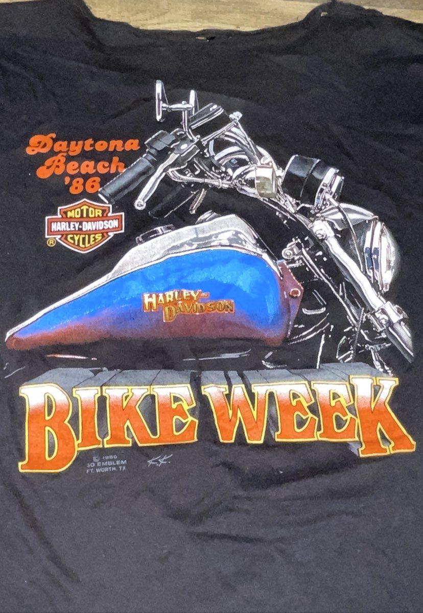 Vintage 2002 Harley-Davidson Orlando Florida Map T-Shirt NWT Made in USA Sz M