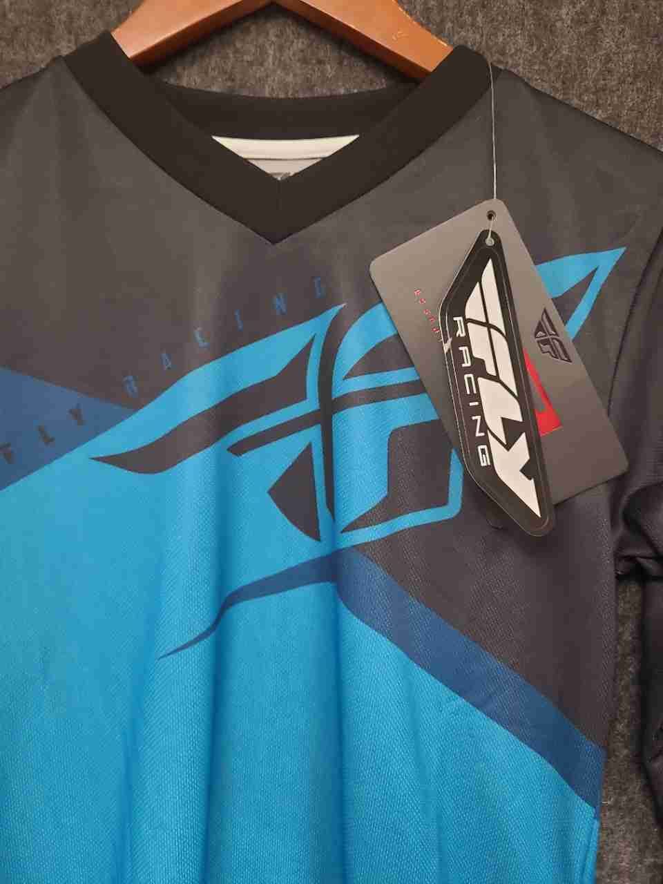 Fly Racing Youth F-16 Motocross Racing Jersey Blue Black NWT Sz YL