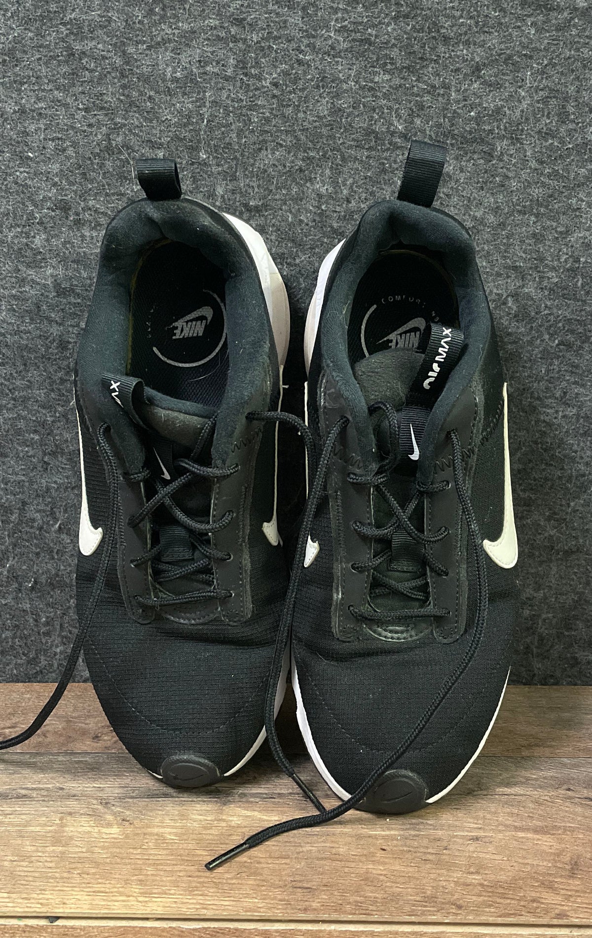 Nike Air Max INTRLK Lite Black White Running Shoes Women's Size 8.5