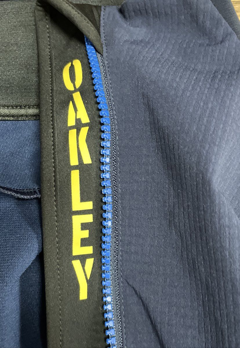 Oakley Men's Navy Blue Performance Fit Full Zip Track Jacket Sz XL