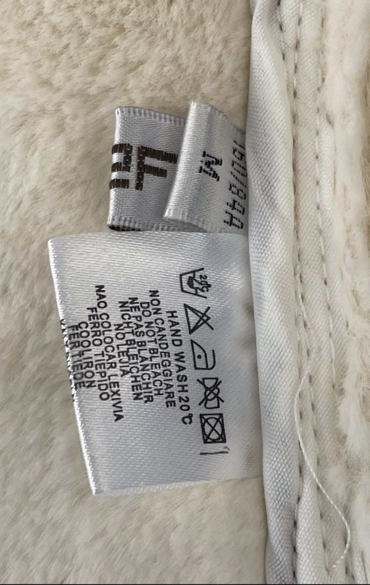 LF Women's Tan Faux Suede Shearling Aviator Moto Jacket Buckle Detail Sz M