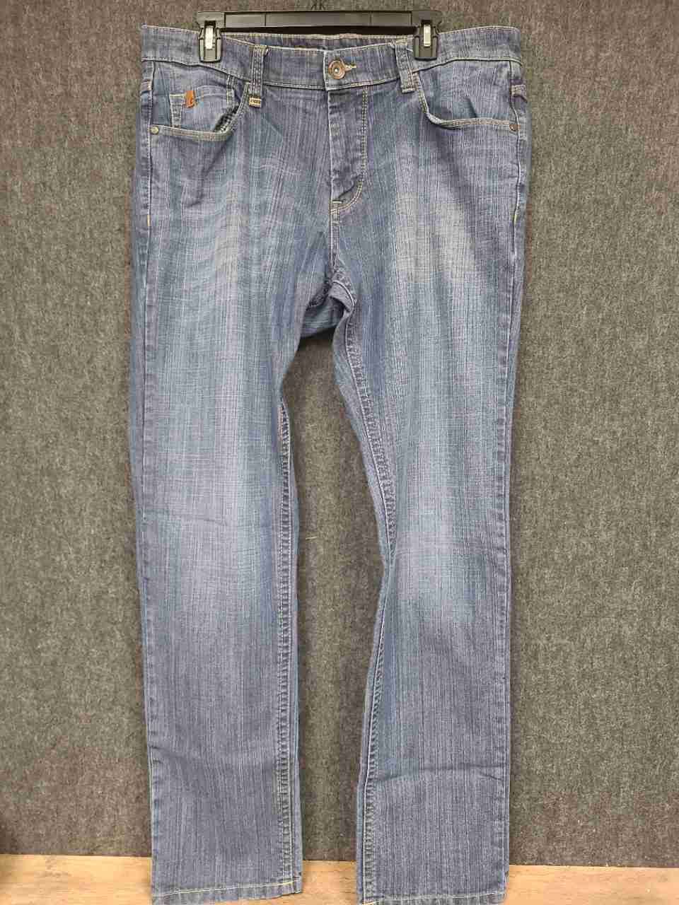 Camel Active Men's Hudson Jeans Blue Medium Wash Straight Leg Size 38x34