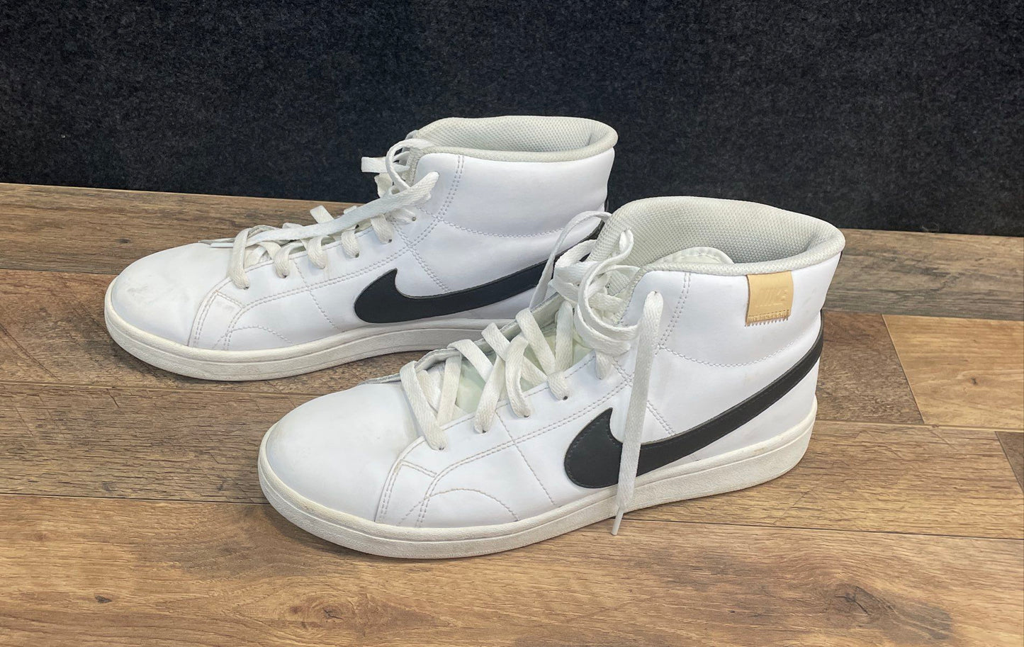 Nike Court Royale 2 Mid White Onyx Black Men's Sneakers Size 10.5